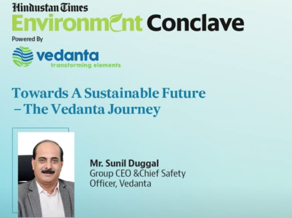 Towards a sustainable future: The Vedanta journey